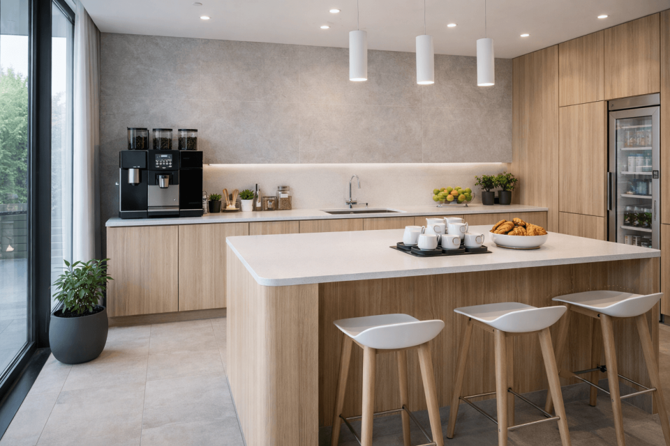 Unsere schöne Kaffeeküche in Neuss